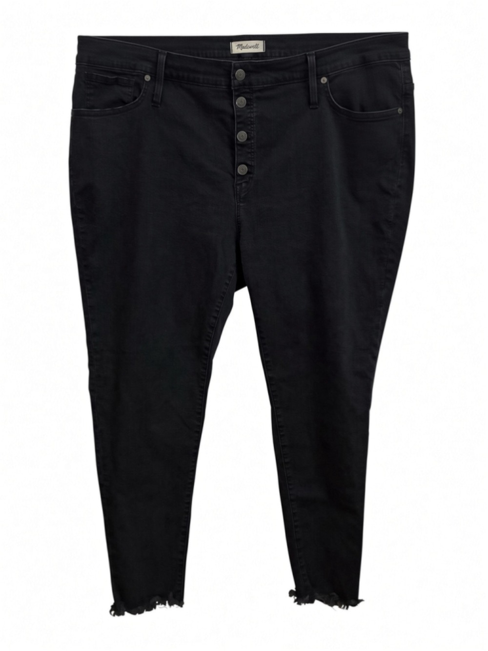 Women's Madewell High-Rise Skinny Jeans Black Size 32 - Picture 3 of 11